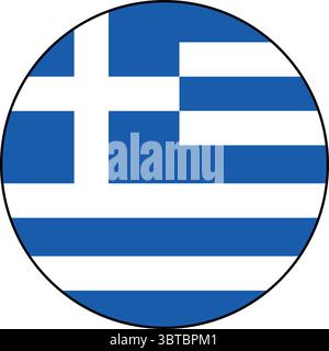 Bandiera della Grecia Illustrazione Vettoriale