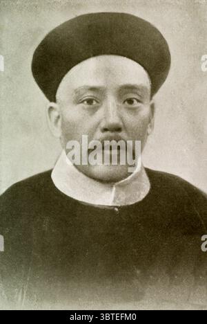 Yuan Shikai : 16 settembre 1859 - 6 giugno 1916 ufficiale militare e politico cinese durante la tarda dinastia Qing e la prima Repubblica di Cina , Presidente 1912 - 1916 e Imperatore nel 1916 Foto Stock