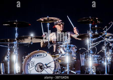 Travis Barker Foto Stock