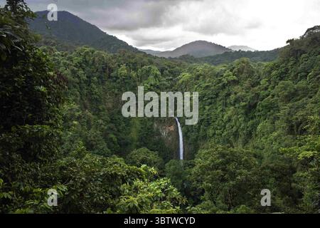 29 ottobre 2016, Costa Rica: Cascata a Rio de la fortuna, Costa Rica. Foresta pluviale, fiume la fortuna, provincia di Alajuela, Costa Rica, America centrale (immagine di credito: © Sergi Reboredo/ZUMA Wire) Foto Stock