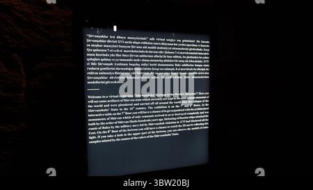 All'interno della Maiden Tower. Baku, Azerbaigian. Foto Stock