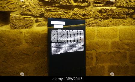 All'interno della Maiden Tower. Baku, Azerbaigian. Foto Stock