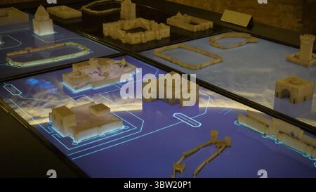 All'interno della Maiden Tower. Baku, Azerbaigian. Foto Stock