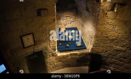 All'interno della Maiden Tower. Baku, Azerbaigian. Foto Stock