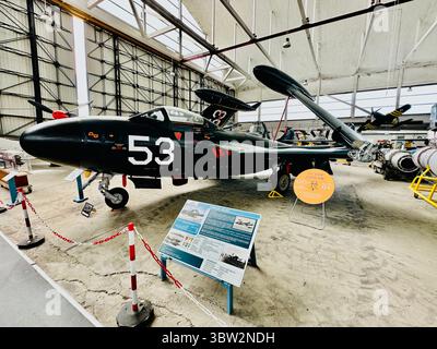 Dassault Aquilon se 203, Rochefort Naval Aviation Museum, Francia Foto Stock