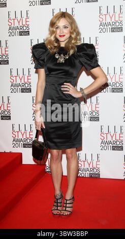 Fearne Cotton all'ELLE Style Awards 2011 presso le Grand Connaught Rooms di Londra - 14 febbraio 2011 Foto Stock