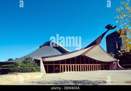 14 luglio 2020, New Haven, Connecticut, Stati Uniti: David S. Ingalls Hockey Rink, Yale University, New Haven, Connecticut, Balthazar Korab, 1959 (immagine di credito: © JT Vintage/Glasshouse via ZUMA Wire) Foto Stock
