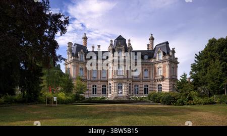 Municipio, Hotel de Ville, Mairie, ex Hotel Auban-Moet, Avenue de Champagne, Epernay, Champagne, Marne, Francia Foto Stock