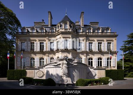 Municipio, Hotel de Ville, Mairie, ex Hotel Auban-Moet, Avenue de Champagne, Epernay, Champagne, Marne, Francia Foto Stock
