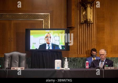 10 novembre 2020, Washington, Distretto di Columbia, Stati Uniti: L'ex vice direttore dell'FBI Andrew McCabe appare a distanza durante l'audizione Crossfire Hurricane a Capitol Hill a Washington, DC martedì 10 novembre 2020 (immagine di credito: © Jason Andrew - Pool via CNP/CNP via ZUMA Wire) Foto Stock