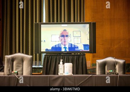 10 novembre 2020, Washington, Distretto di Columbia, Stati Uniti: L'ex vice direttore dell'FBI Andrew McCabe appare a distanza durante l'audizione Crossfire Hurricane a Capitol Hill a Washington, DC martedì 10 novembre 2020 (immagine di credito: © Jason Andrew - Pool via CNP/CNP via ZUMA Wire) Foto Stock