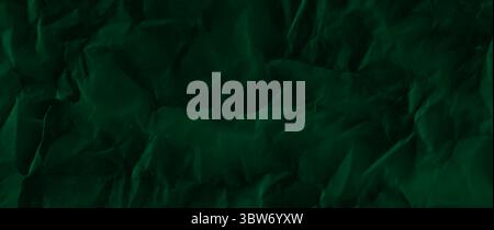 Sfondo astratto in velluto verde con struttura in cartone piegata e deformata. Perfetto per il Natale o il Natale, il design, il packaging e il design a tema ecologico Illustrazione Vettoriale