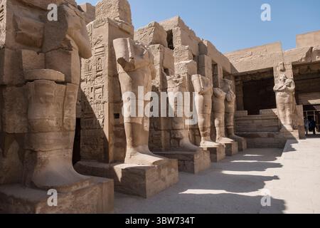 Tempio di Karnak complessa, Luxor, Egitto Foto Stock