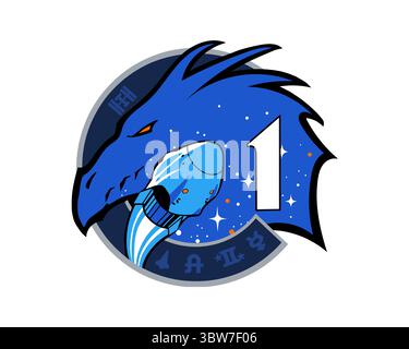 29 giugno 2020 - Florida, USA - insegna ufficiale dell'equipaggio SpaceX Crew-1. (Immagine di credito: © Norah Moran/NASA/ZUMA Wire/ZUMAPRESS.com) Foto Stock
