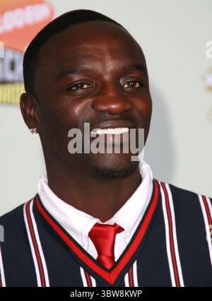 31 marzo 2007 - Westwood, California, Stati Uniti - 31 marzo 2007 - Westwood, California - Akon. Ventesimo premio annuale Nickelodeon Kids' Choice Awards tenutosi al Pauley Pavilion dell'UCLA. Foto di Charles Harris/AdMedia (immagine di credito: © Glenn Weiner/ZUMA Wire) Foto Stock