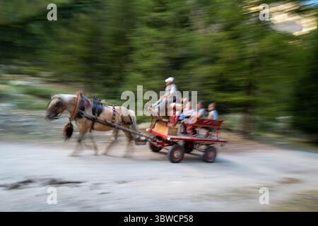 23 agosto 2020, Italia: Italia durante la pandemia di Covid19, Cogne (immagine di credito: © Ania FreindorfZUMA Wire) Foto Stock