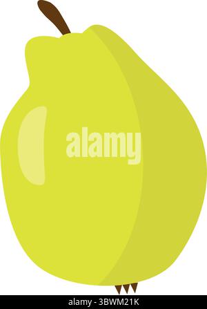 Icona di mela cotogna. Illustrazione piana di mela cotogna icona vettoriali per il web design Illustrazione Vettoriale