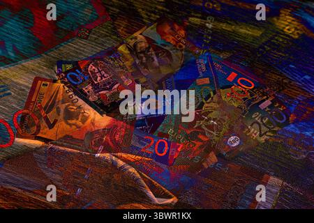 Finanziario : mosaico balcanico Foto Stock