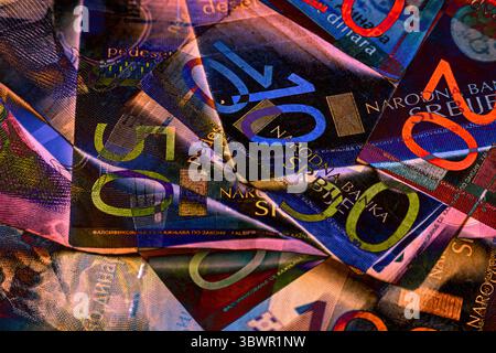 Finanziario : mosaico balcanico Foto Stock