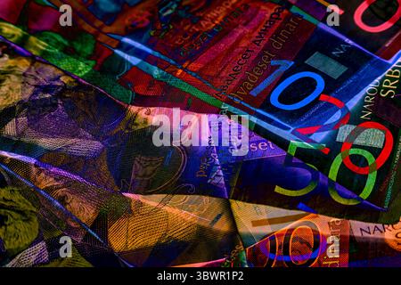 Finanziario : mosaico balcanico Foto Stock