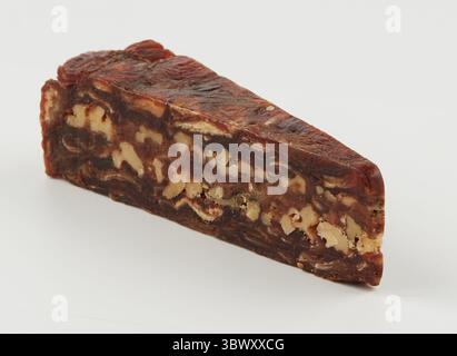 Torta di pane alla banana sfondo naturale isolato con percorso di ritaglio Foto Stock