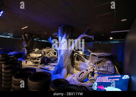 Torino, Italia - 9 settembre 2023: Auto sportiva nel Museo Nazionale dell'Automobile di Torino. Foto Stock