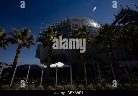 21 settembre 2021, Los Angeles, California, USA: Esterno dell'Academy Museum of Motion Pictures, che il museo ha aperto al pubblico il 30 settembre. (Immagine di credito: © Jill Connelly/ZUMA Press Wire) Foto Stock