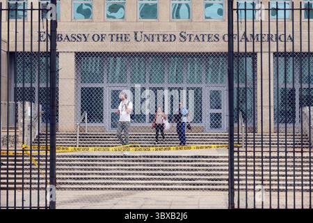 11 dicembre 2018, l'Avana, CUB: L'Ambasciata degli Stati Uniti a Cuba quando era stata chiusa in mezzo a un'ondata di misteriosi sintomi medici nel 2016. (Immagine di credito: © Emily Michot/TNS via ZUMA Press Wire/TNS via ZUMA Press Wire) Foto Stock