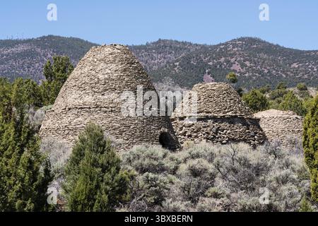 14 maggio 2021, Utah, Stati Uniti: I Frisco Charcoal Kilns furono costruiti tra il 1877 e il 1880 per produrre carbone per la fusione di minerali d'argento. (Immagine di credito: © Jon G. Fuller/VW Pics via ZUMA Press Wire) Foto Stock