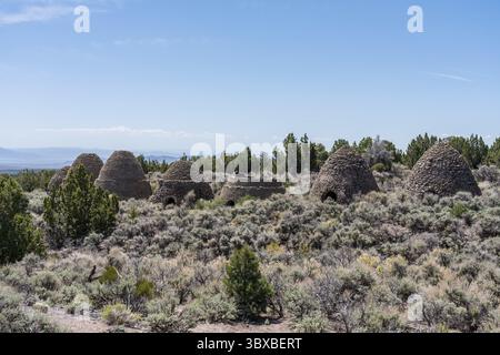 14 maggio 2021, Utah, Stati Uniti: I Frisco Charcoal Kilns furono costruiti tra il 1877 e il 1880 per produrre carbone per la fusione di minerali d'argento. (Immagine di credito: © Jon G. Fuller/VW Pics via ZUMA Press Wire) Foto Stock