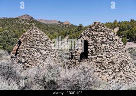 14 maggio 2021, Utah, Stati Uniti: I Frisco Charcoal Kilns furono costruiti tra il 1877 e il 1880 per produrre carbone per la fusione di minerali d'argento. (Immagine di credito: © Jon G. Fuller/VW Pics via ZUMA Press Wire) Foto Stock