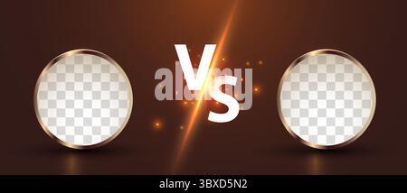 Moderno rispetto allo sfondo con podi ed effetti di raggi. Illustrazione vettoriale Illustrazione Vettoriale