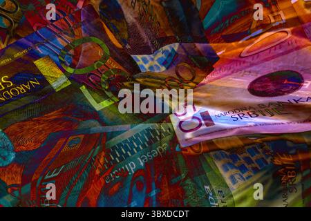 Finanziario : mosaico balcanico Foto Stock