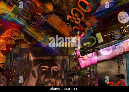 Finanziario : mosaico balcanico Foto Stock