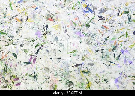 Sfondo di vernice astratta. Trama colore. Pennellate di vernice. Arte moderna arte contemporanea tela colorata. Gocce di acquerello casuali. Pennellate Foto Stock