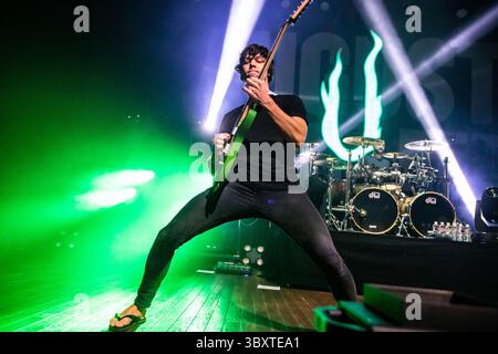 5 dicembre 2021, Houston, Missouri, USA: L'artista candidato ai Grammy August Burns Red si è esibito a un pubblico esaurito alla House of Blues di Houston, Texas, il 5 dicembre 2021 (12/05/21). Foto di JB BRUBAKER. (Immagine di credito: © Michael Mullenix/ZUMA Press Wire) Foto Stock