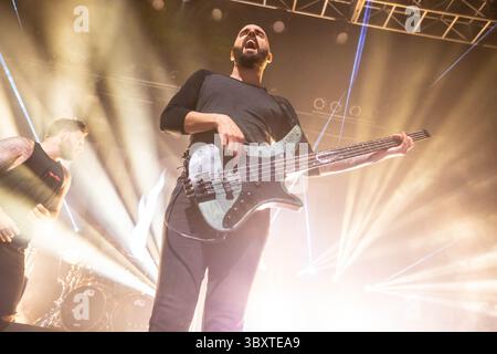5 dicembre 2021, Houston, Missouri, USA: L'artista candidato ai Grammy August Burns Red si è esibito a un pubblico esaurito alla House of Blues di Houston, Texas, il 5 dicembre 2021 (12/05/21). Foto di DUSTIN DAVIDSON. (Immagine di credito: © Michael Mullenix/ZUMA Press Wire) Foto Stock