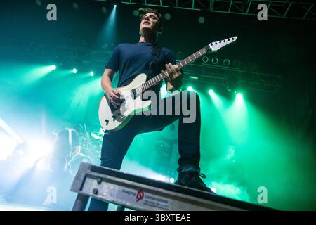 5 dicembre 2021, Houston, Missouri, USA: L'artista candidato ai Grammy August Burns Red si è esibito a un pubblico esaurito alla House of Blues di Houston, Texas, il 5 dicembre 2021 (12/05/21). Foto di BRANT RAMBLER. (Immagine di credito: © Michael Mullenix/ZUMA Press Wire) Foto Stock