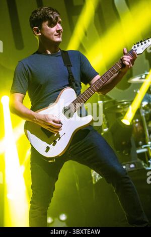5 dicembre 2021, Houston, Missouri, USA: L'artista candidato ai Grammy August Burns Red si è esibito a un pubblico esaurito alla House of Blues di Houston, Texas, il 5 dicembre 2021 (12/05/21). Foto di BRANT RAMBLER. (Immagine di credito: © Michael Mullenix/ZUMA Press Wire) Foto Stock