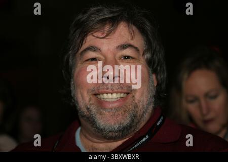 3 marzo 2005; San Jose, CA, Stati Uniti; il fondatore della Apple computer, STEVE WOZNIAK, ha aperto la 15a Cinequest durante il San Jose Film Festival tenutosi al California Theatre. Soprannome (The) Woz o Mago di Woz) (nato l'11 agosto 1950) è (Credit Image: © Dane Andrew/ZUMA Press Wire) Foto Stock