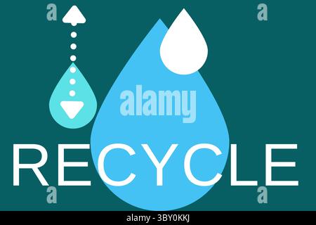 30 dicembre 2021, Stati Uniti: Illustrazione riciclo (immagine di credito: © Brilla Vida/VW Pics via ZUMA Press Wire) Foto Stock