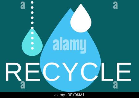 30 dicembre 2021, Stati Uniti: Illustrazione riciclo (immagine di credito: © Brilla Vida/VW Pics via ZUMA Press Wire) Foto Stock