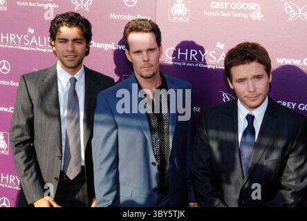 Adrian Grenier, Kevin Dillon e Jerry Ferrara all'ottavo ballo annuale Chrysalis Butterfly in una residenza privata a Los Angeles, California 6-6-09. Foto di Amy Graves Globe Photos, Inc..K62396AG (immagine di credito: © Amy Graves/ZUMA Press Wire) Foto Stock