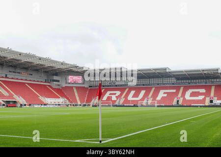 Rotherham, Regno Unito . 19 luglio 2025. Vista generale del New York Stadium prima del Rotherham United vs Sheffield United - Club Friendly al New York Stadium. Crediti: Freddie Yeo/Alamy Live News Foto Stock
