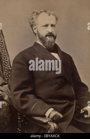 24 ottobre 2013, USA: Roscoe Conkling (1829-1888), politico americano, senatore statunitense da New York 1867-1881, camera dei rappresentanti degli Stati Uniti da New York 1865-1867, ultima persona a rifiutare di servire dopo essere stata confermata alla Corte Suprema degli Stati Uniti, Half-length Portrait, John F. Jarvis, 1876 (Credit Image: © circa Images/Glasshouse via ZUMA Press Wire) Foto Stock
