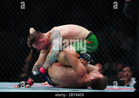 New Orleans, Stati Uniti. New Orleans, Stati Uniti. 19 luglio 2025, New Orleans, la, New Orleans, la, Stati Uniti: NEW ORLEANS, LA - 19 LUGLIO: Marvin vettori e Brendan Allen si incontrano nell'ottagono per un incontro di 3 round per UFC318 - Holloway vs Poirier 3 allo Smoothie King Center il 19 luglio 2025 a New Orleans, LA (foto di Louis Grasse/PxImages) (Credit Image: © Louis Grasse/PX Imagens via ZUMA Press Wire) SOLO USO EDITORIALE! Non per USO commerciale! Crediti: ZUMA Press, Inc./Alamy Live News Foto Stock
