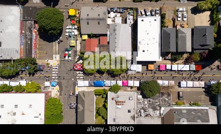 Mississippi Street Fair, Portalnd OR, Stati Uniti Foto Stock