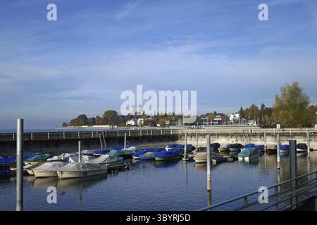 Yacht Club Friedrichshafen Foto Stock