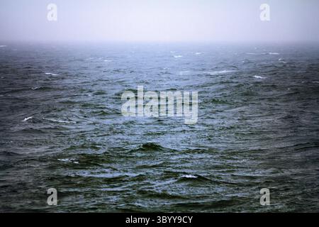 Mare di Kara (bacino dell Oceano Artico) in alta artico (Novaya Zemlya arcipelago). Il vecchio nome del Mare di Kara - cantina di ghiaccio, ma ora nessun ghiaccio Foto Stock