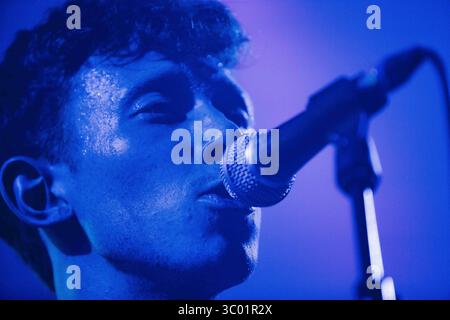 6 dicembre 2017 - Copenaghen, Danimarca - Danimarca, Copenaghen - 6 dicembre 2017. Il cantante, cantautore e polistrumentista inglese King Krule esegue un concerto dal vivo al VEGA di Copenaghen. (Credito fotografico: Gonzales Photo - Kasper Maansson) (immagine di credito: © Kasper Maansson/Gonzales Photo via ZUMA Press) Foto Stock